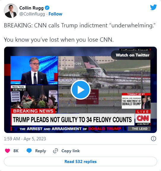 CNN describes Trump’s Indictment
