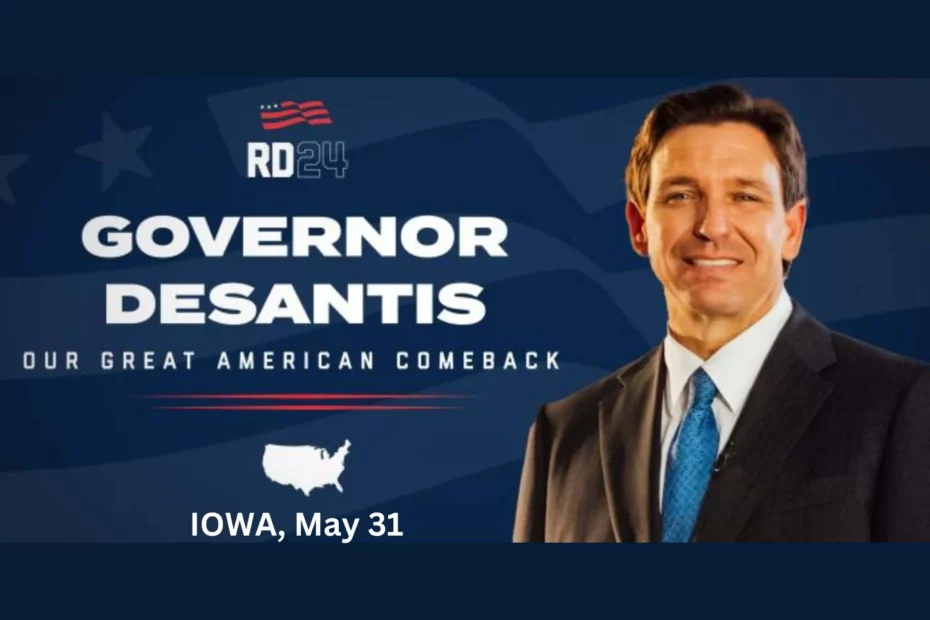 Ron DeSantis Fireside Chat Exclusive Event, iowa may 31