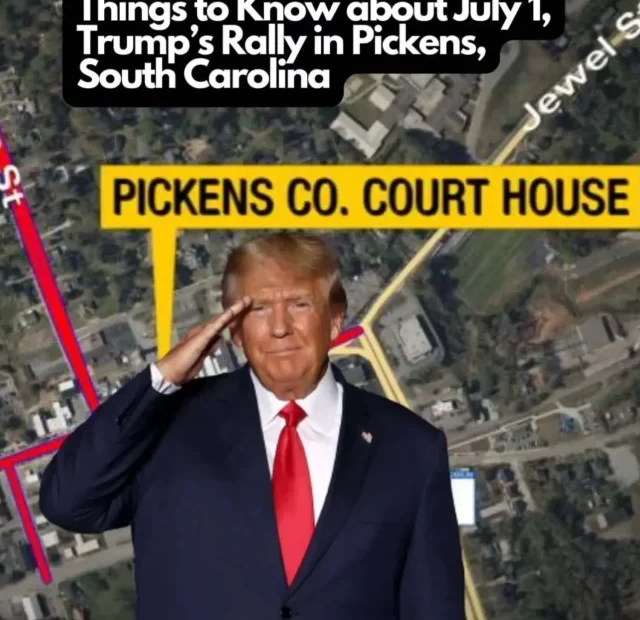 trump rally in pickens