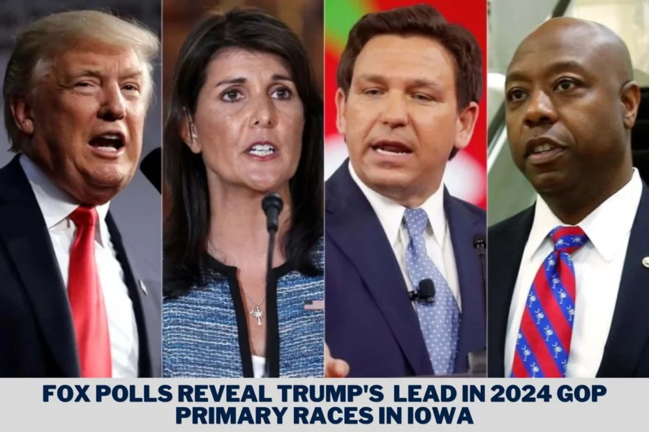 Fox polls reveal Trump's commanding lead in 2024 GOP primary races in Iowa