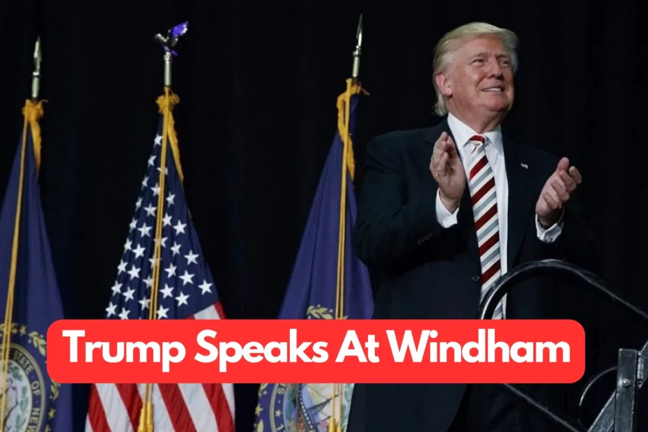 trump speaks at windham