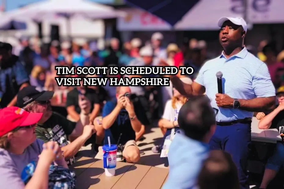 Tim Scott is scheduled to visit New Hampshire
