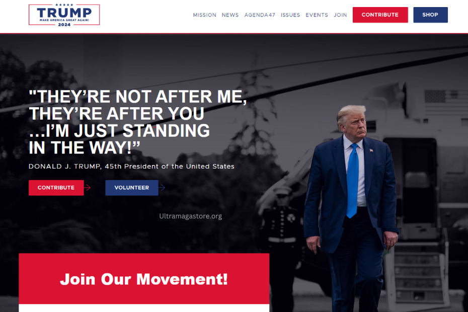 Trump 2024 Website