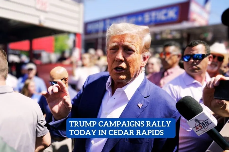 Trump Campaigns Rally Today