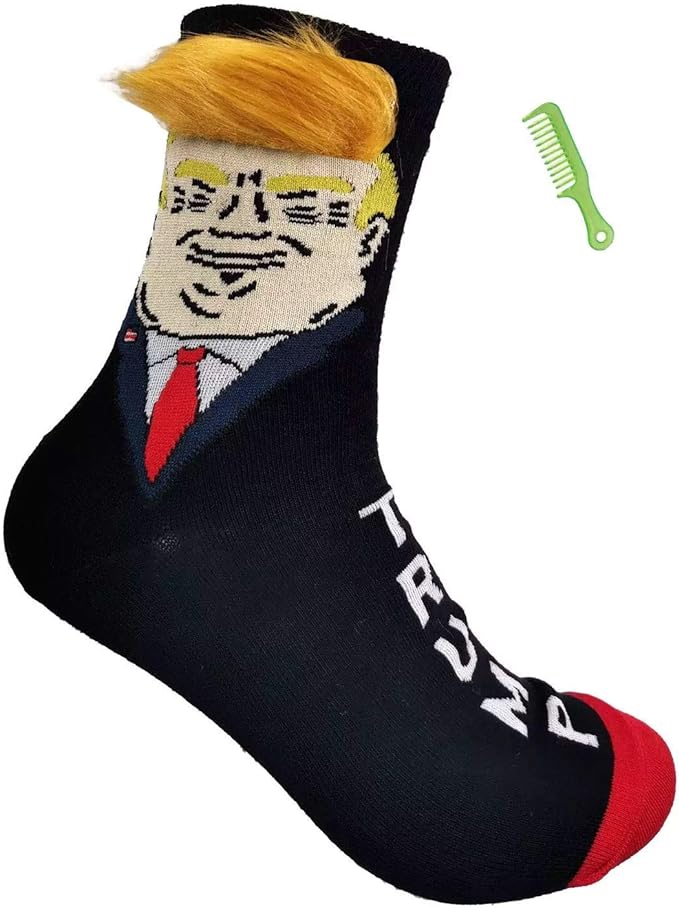 Trump Socks - Unisex Funny Gift Socks Novelty President 2024 Socks MAGA socks Gift Set