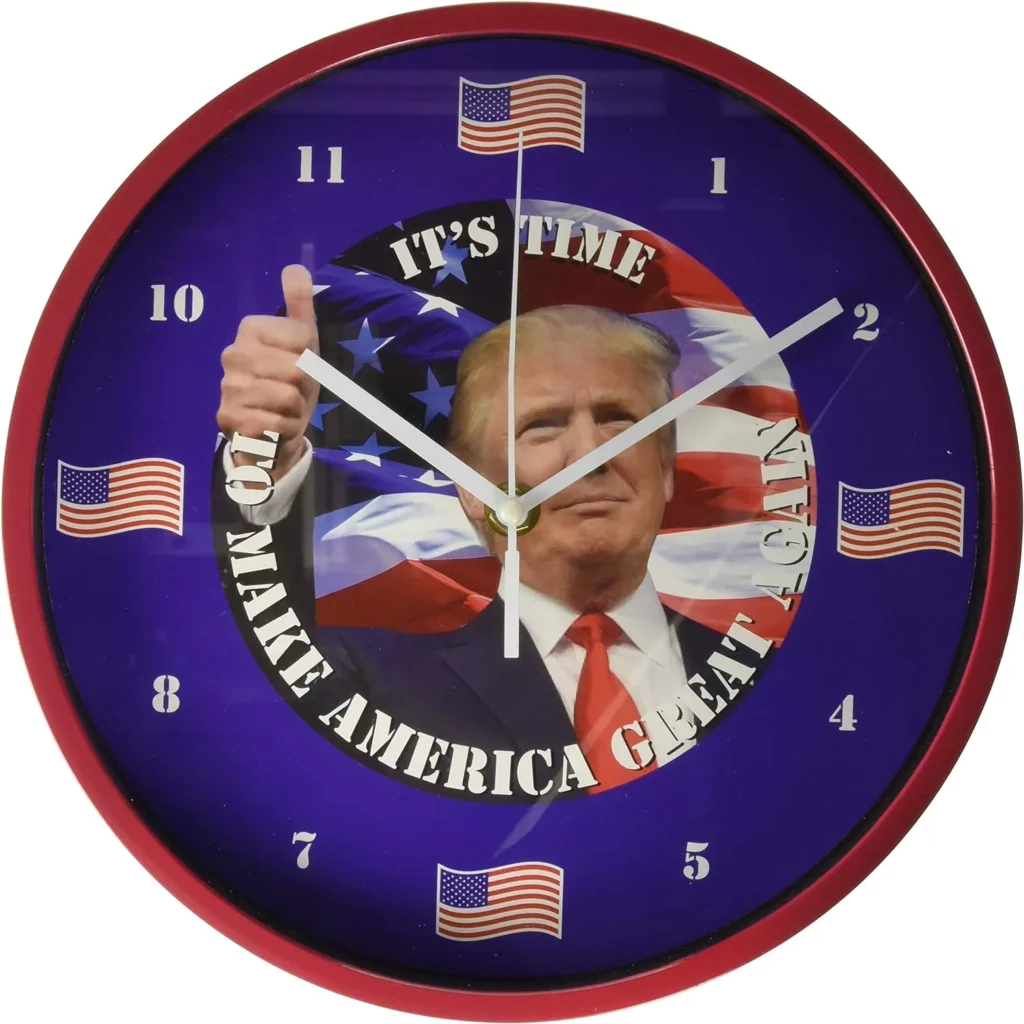 President Trump Talking Clock! Let's Make America Great Again!
