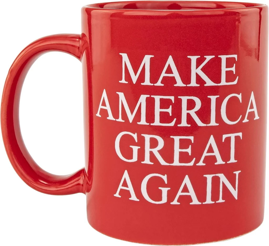 Fairly Odd Novelties’ Make America Great Again Donald Trump 2020 President Red Republican Conservative Coffee Mug