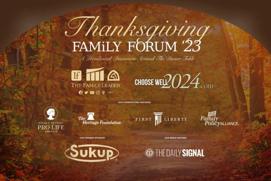 2023 Thanksgiving FAMiLY Forum