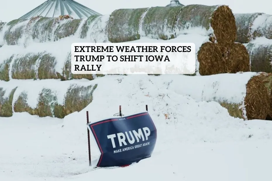 Extreme Weather Forces Trump to Shift Iowa Campaign